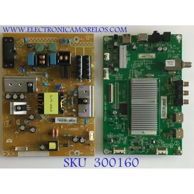 KIT DE TARJETAS PARA TV INSIGNIA / MAIN XGCC0QK001 / 715G7228-M0B-001-004Y / 715G7228-M01-001-004Y / 715G7228-M01-002-004Y / FUENTE PLTVFU301UAU9 / 715G7364-P01-003-002S / (X)PLTVFU301UAU9 / PANEL TPT390J1-HVN04 REV:S001C / MODELO NS-39DR510NA17